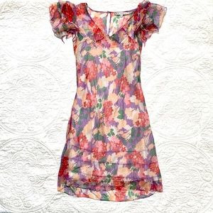 Floral Dress By What Goes Around Comes Around - S